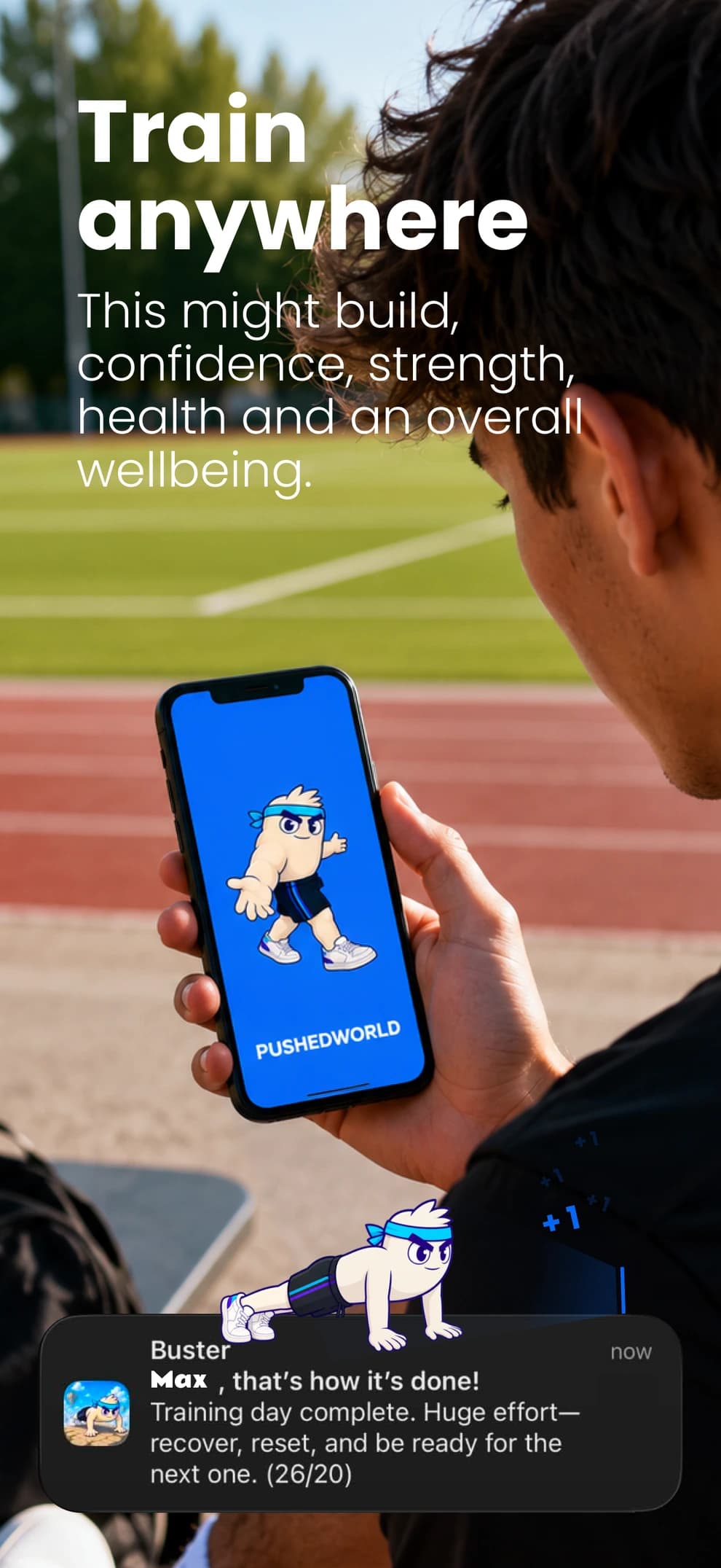 Train anywhere with PushedWorld